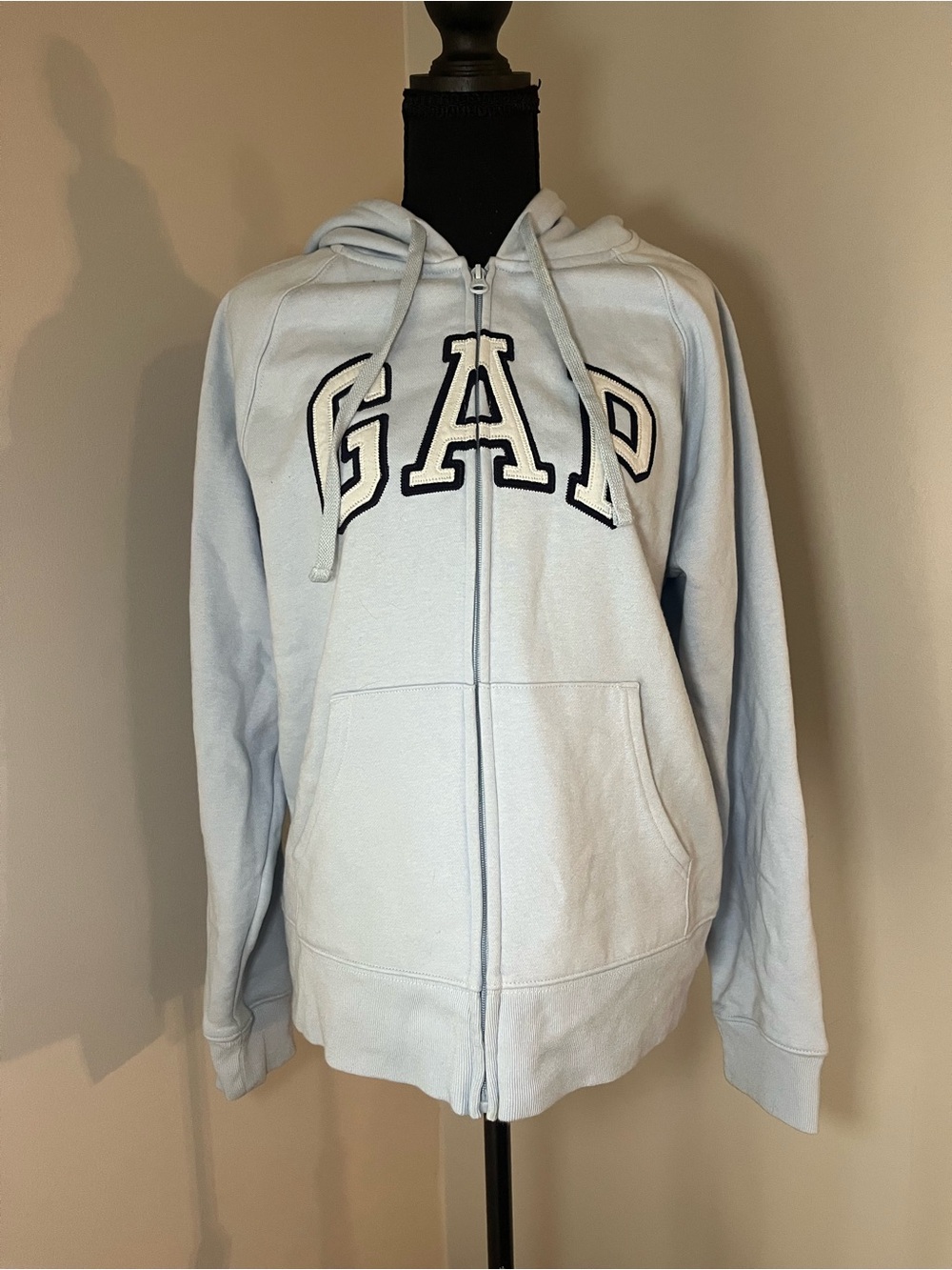 GAP Pastel Blue Hooded Zip Sweatshirt